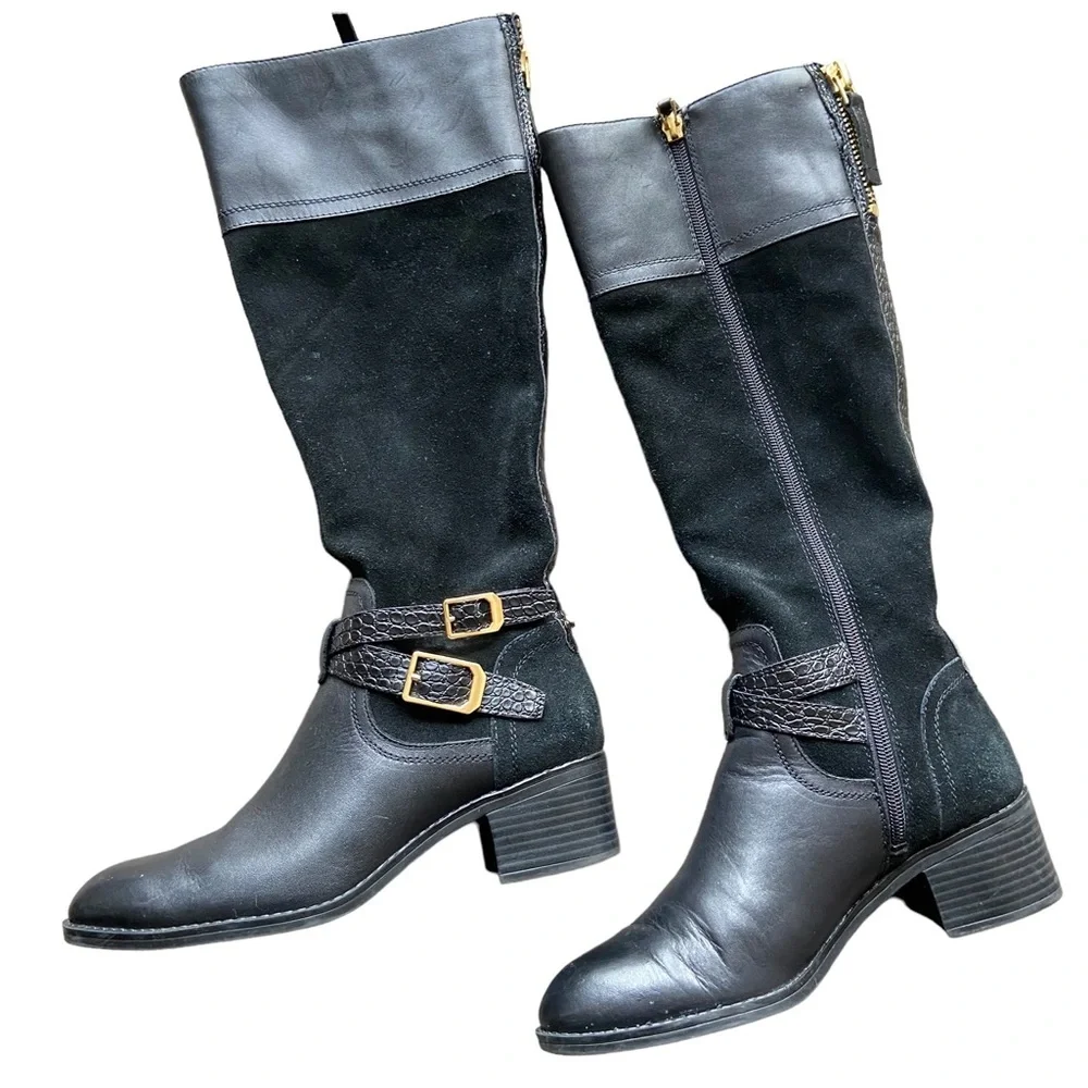 Franco Sarto Lapis Suede Leather Boot